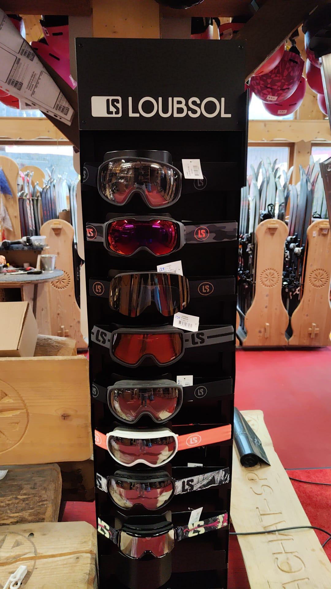 Vente d'accessoires et équipements de ski aux Houches